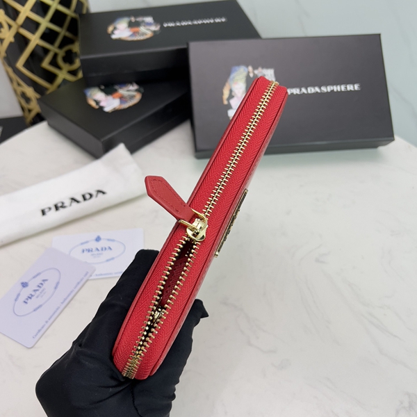 プラダ財布コピー素材ディテール